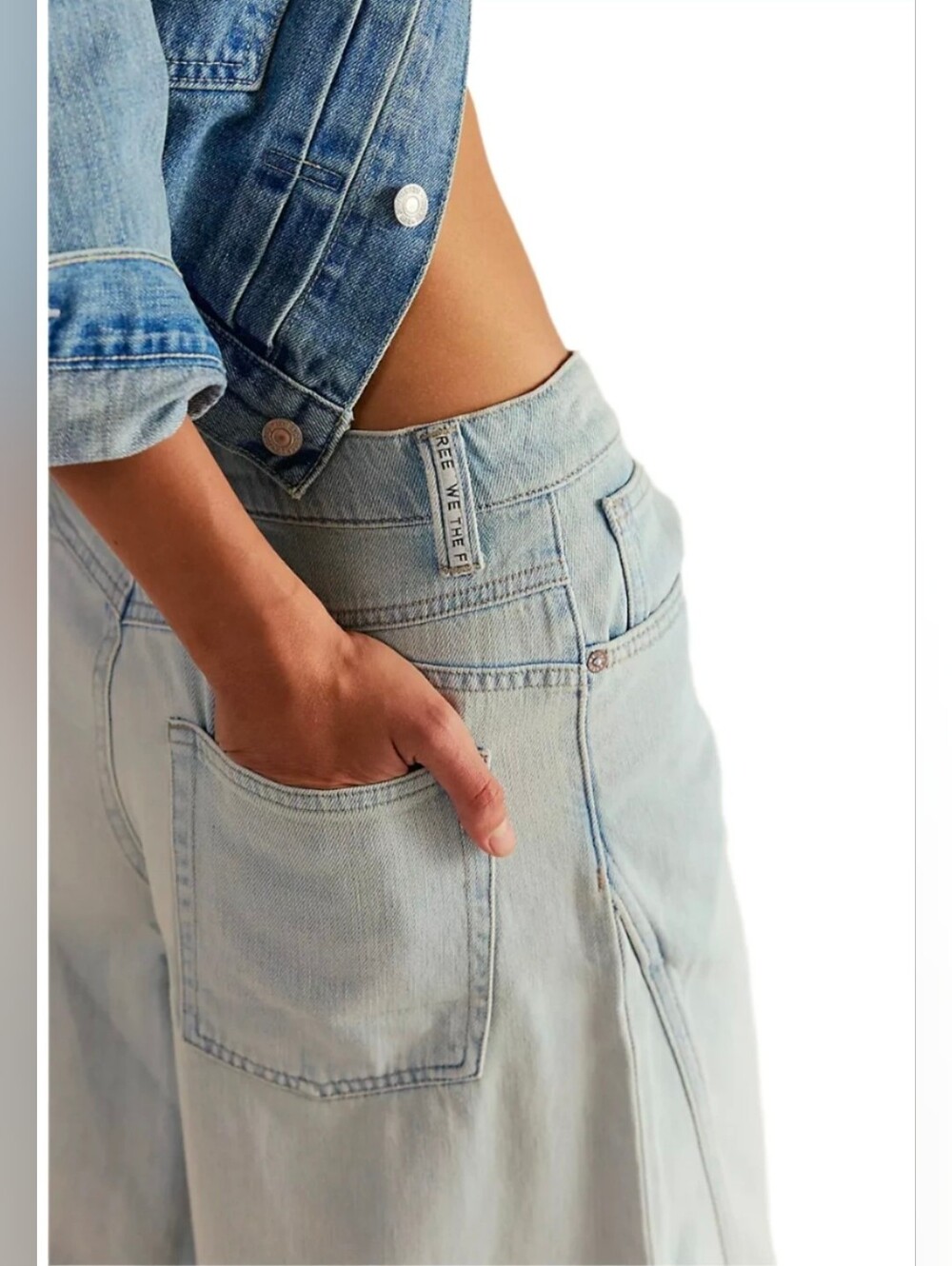Free People We The Free Westward Demi Jean Fade Into You sz 27 - Picture 4 of 11
